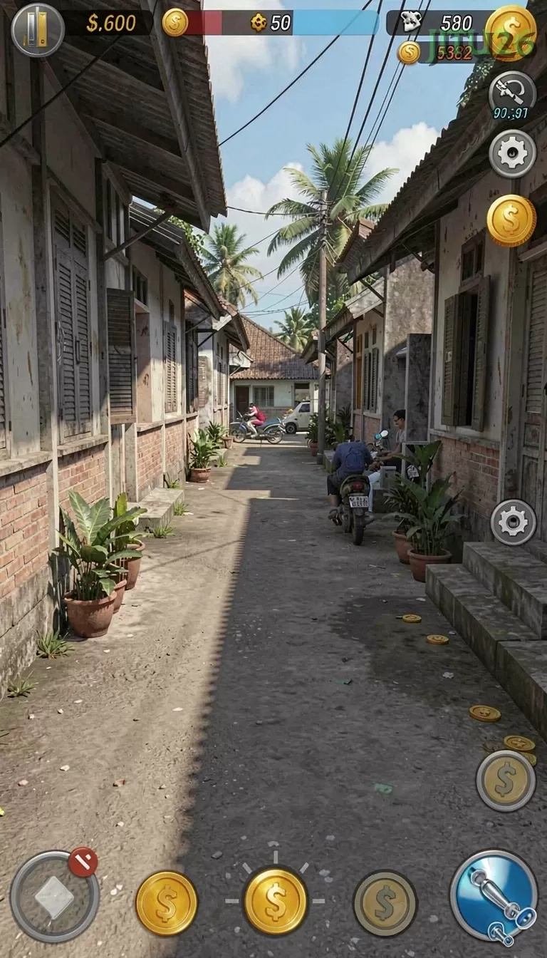 Cuplikan layar KILAT77 — menu navigasi