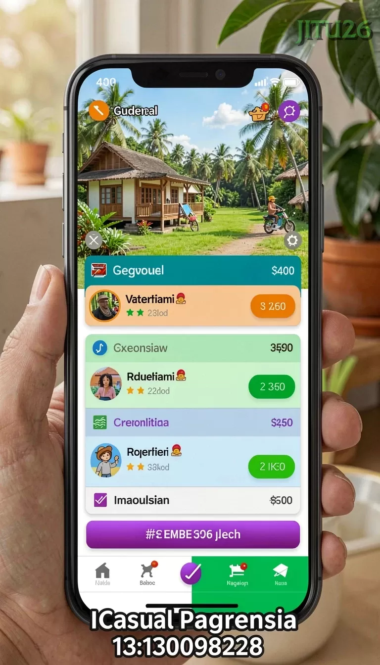 Cuplikan layar UANG77 — aktivitas